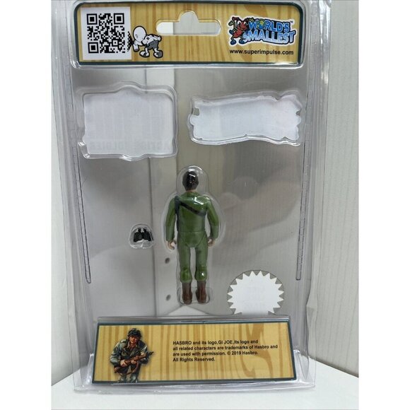 World's Smallest GI G.I. Joe Action Soldier Man of Action Hasbro 2019 3" NEW - Picture 2 of 9